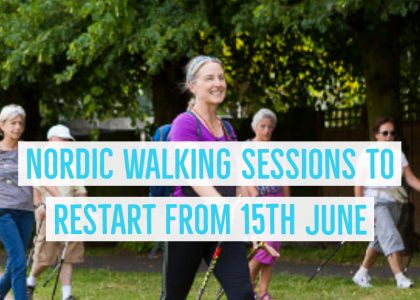 Nordic Walking Sessions to Resume from 15th June